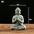 levne Sochy-socha buddhy - ideální pro zenovou zahradu, rybí akvárium, jógu, bonsaje a další - duchovní dekorace feng shui a ozdoby čajovníku pro štěstí