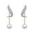 Χαμηλού Κόστους Σκουλαρίκια-Γυναικεία Μαργαριταρένια Κρεμαστά Σκουλαρίκια Πολυτελή Κοσμήματα Κλασσικό Πολύτιμος Στυλάτο Απλός Σκουλαρίκια Κοσμήματα Λευκό Για Γάμου Πάρτι 1 ζευγάρι