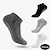 preiswerte Herrensocken-Herren 3 Paare Ankle Socken Schwarz Weiß Farbe Glatt Casual Täglich Grundlegend Mittel Sommer Frühling Herbst Yoga Atmungsaktiv