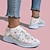 abordables Zapatillas de mujer-Mujer Zapatillas de deporte Slip-Ons Zapatos de conducción Zapatos Flyknit Zapatillas de plataforma Exterior Diario Geométrico Bloque de color Verano Tacón Plano Dedo redondo Casual Pijo Zapatos para