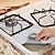 ieftine Ustensile Bucătărie &amp; Gadget-uri-4 bucăți de protecție pentru aragazul aragazului capac/căptușeală curățenie covoraș pentru bucătărie, aragaz cu gaz, accesorii de bucătărie