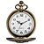 abordables RELOJ DE BOLSILLO-Reloj de bolsillo vintage clásico con cadena steampunk, reloj colgante de bronce, relojes de bolsillo con Calavera pirata, regalos únicos, decoración de halloween