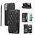 cheap Samsung Cases-Phone Case For Samsung Galaxy S24 S23 S22 S21 S20 Ultra Plus FE A54 A34 A14 A72 A52 A32 A22 A12 Note 20 Ultra Note 10 Plus S25 Ultra Handbag Purse Wallet Case Zipper with Removable Cross Body Strap