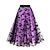 billiga Historiska- och vintagedräkter-retro vintage 1950-tals swingklänning halloween kjol dam maskerad dagligt slitage datum kjol