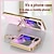 billige Samsung-etui-telefon Etui Til Samsung Galaxy Z Flip 6 Z Flip 5 Z Flip 4 Z Flip 3 Bagcover Bærbar Støddæmperramme Belægning Himmel Glitterskin TPU PC Metal