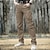 cheap Cargo Pants-Men&#039;s Cargo Pants Cargo Trousers Tactical Pants Tactical Hiking Pants Zipper Pocket Multi Pocket Gusseted Crotch Plain Breathable Quick Dry Full Length Casual Daily Trousers Tactical ArmyGreen Black
