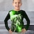 tanie chłopięce koszulki 3D-Dla chłopców 3D Zwierzę Wilk Podkoszulek T-shirt Długi rękaw Druk 3D Jesień Zima Sport Moda Moda miejska Poliester Dzieci 3-12 lat Na zewnątrz Codzienny Regularny