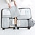 baratos armazenamento de bagagem e viagem-Conjunto de bolsa de armazenamento de viagem de 7 peças, bolsa de classificação de bagagem bolsa de armazenamento de roupas de viagem, bolsa de armazenamento de roupas de viagem de grande capacidade