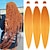 رخيصةأون شعر الكروشيه-الزنجبيل الذهبي أومبير جدائل الشعر الممدد مسبقًا كانيكالون جدائل الشعر البشري 26 بوصة