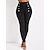 cheap Multipack-Women&#039;s Pants Trousers Leggings Solid Color High Cut Full Length Micro-elastic High Waist Fashion Streetwear Party Daily Wear Black White S M Fall Winter