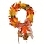 お買い得  花輪-秋の感謝祭の玄関の花輪、冬、秋の花輪、冬の花輪、さびた白樺の葉、小さな大きな花輪、正面玄関用のカバーリース、シルクパーティー、農家の暖炉、ハローサインベリー