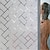 voordelige raamfolies-glazen raamfolie diagonaal raster lijmvrije elektrostatische glasfolie badkamer huishoudelijke raamsticker transparante en ondoorzichtige zonnebrand raamsticker
