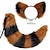 abordables Accessoires de coiffure-Oreilles de bête en peluche kc, couvre-chef, accessoires de queue de cosplay, oreilles de renard faites à la main, cerceaux pour cheveux, ensemble queue de renard