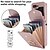 billige Samsung-etui-telefon Etui Til Samsung Galaxy Z Flip 7 Z Flip 6 Z Flip 5 Z Flip 4 Z Flip 3 Tegnebogskortetui Ringholder med nøglebånd Anti-tyveri Kontor / Business PC PU Læder