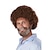 billiga Kostymperuk-kalifornien kostymer mäns glada målare peruk skägg &amp; mustasch en storlek