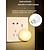 cheap Decorative Lights-2/10pcs USB Lights Night Mini LED Bulb Plug-in Warm White Compact Ideal for Bedroom Bathroom Nursery Hallway Kitchen Car USB Atmosphere Light