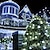 זול חוט נורות לד-אורות פיות סולאריות מחרוזות תאורה חיצוניות עמיד למים 8 מצבים 10 מ&#039; 100 לדים מחרוזת אור תאורת חוץ למסיבה גן חג המולד קישוט חג בחוץ שנה חדשה