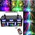رخيصةأون مصباح أجهزة العرض وأجهزة العرض بالليزر-21 عين RGB ديسكو DJ شعاع جهاز عرض ضوئي ليزر DMX بعيد ستروب مرحلة الإضاءة تأثير عيد الميلاد حفلة عطلة هالوين أضواء
