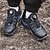 Χαμηλού Κόστους Ανδρικά Sneakers-Ανδρικά Αθλητικά Παπούτσια Αθλητική εμφάνιση Μπότες πεζοπορίας Πεζοπορία Αθλητικό Καθημερινό ΕΞΩΤΕΡΙΚΟΥ ΧΩΡΟΥ Καθημερινά PU Λάστιχο Μαύρο Μαύρο / Μπλε Φθινόπωρο Χειμώνας