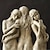 halpa Patsaat-kolmen jumalattaren syleilevä patsas, käsintehty hartsijumalatarhahmosisustus, moderni patsas kodin olohuoneen toimiston sisustukseen, naisille
