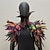 abordables Disfraces de mujer-Punk y gótico Traje de cosplay Chales Capa de plumas Bruja Pernicioso Mujer Víspera de Todos los Santos Rendimiento Fiesta Chal