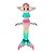 abordables Disfraces de niñas-Sirena Ariel colas de sirena Bañadores Bikini Trajes de baño Vacaciones for Chica Niños Mascarada