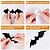 tanie Naklejki Halloween-dekoracje na halloween 3d czarny pcv nietoperz impreza z okazji halloween bar pokój impreza z okazji halloween straszny wystrój rekwizyty naklejka ścienna wystrój halloween halloween dostaw