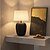 cheap Bedside Lamp-Bedside Lamp Table Lamp, Modern Retro Ceramic Tall Table Lamp 1 PCS with Beige Fabric Drum Shade Nightstand Lamp for Bedside Bedroom Living Room Kids Room College Home 85-265V