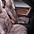 billige Sædeovertræk til din bil-bilsædehynde til tesla model 3 2019- 2022/model y behagelig og åndbar varm imiteret pels for- og bagsædebetræk interiørtilbehør
