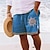 abordables Shorts gráficos para hombre-Hombre Pantalones de Surf Pantalones de Natación Boxers de Natación Cremallera Bolsillo Cintura elástica Sol Estampados Comodidad Transpirable Corto Casual Diario Festivos Ropa de calle Hawaiano