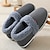 cheap Men&#039;s Slippers &amp; Flip-Flops-Men&#039;s Slippers &amp; Flip-Flops Slippers Casual Home Elastic Fabric Warm Slip Resistant Khaki Dark Blue Gray Fall Winter