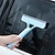 abordables Herramientas de limpieza para vehículos-Herramientas de limpieza multifuncionales 3 en 1 para parabrisas de coche con escobilla de goma, esponja de limpieza, botella rociadora giratoria, accesorios de lavado de coche portátiles