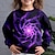 voordelige 3D hoodies en sweatshirts voor meisjes-Voor meisjes 3D 3D Print Sweatshirt Lange mouw 3D-afdrukken Herfst Winter Modieus Streetwear Dagelijks Polyester Kinderen 3-12 jaar Buiten Casual Dagelijks Normale pasvorm