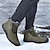 voordelige Winter- en sneeuwlaarzen-Voor heren Laarzen Snowboots Comfortabele schoenen Voering van fleece Wandelen Casual Sportief PU waterdicht Warm Veters Lichtbruin Zwart Blauw Winter