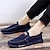 cheap Men&#039;s Slip-ons &amp; Loafers-Men&#039;s Loafers &amp; Slip-Ons Cloth Loafers Comfort Shoes Walking Sporty Casual Outdoor Daily Canvas Breathable Comfortable Slip Resistant Loafer Black Navy Blue Grey Summer Spring
