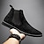 cheap Chelsea Boots-Men&#039;s Boots Chelsea Boots Suede Shoes Dress Shoes Business Casual Outdoor Daily PU Warm Slip Resistant Booties / Ankle Boots Loafer Black Brown Gray Fall Winter