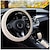 cheap Steering Wheel Covers-1pc Light ice wire steering wheel cover universal 38CM wear-resistant non-slip car modification accessories car accessories without inner ring