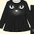 cheap Girl&#039;s 3D Sets-Halloween Girls&#039; 3D Cat T-shirt &amp; Pants Dress Set Clothing Set Long Sleeve 3D Print Fall Winter Active Fashion Daily Polyester Kids 3-12 Years Outdoor Date Vacation Regular Fit