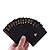 abordables juegos y accesorios-Póquer de oro negro resistente al agua hoja de oro de alta gama fiesta de póquer mesa de lucha contra el propietario tarjeta de pvc
