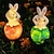 levne Světla cesty &amp; lucerny-solární napájení králík vejce trávník světlo velikonoční výzdoba venkovní vodotěsný zem plug lampa zahrada nádvoří krajina výzdoba světla