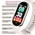 baratos Smartwatch-iMosi M8 Relógio inteligente 1.14 polegada Relógio inteligente Bluetooth Podômetro Aviso de Chamada Monitor de Atividade Compatível com Android iOS Feminino Masculino Impermeável Lembrete de Mensagem
