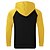 abordables sweats à capuche basiques pour hommes-Homme Sweat à capuche Noir Jaune Rouge Bleu Orange Capuche Bloc de couleur Sport &amp; Loisir du quotidien Vacances Vêtement de rue Frais Décontractées Printemps &amp; Automne Vêtement Tenue Pulls Capuche