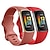preiswerte Fitbit-Uhrenarmbänder-4 Packung 3 Pack 2er Pack Smartwatch-Band Kompatibel mit Fitbit Charge 5 Silikon Smartwatch Gurt Verstellbar Sportarmband Ersatz Armband