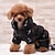 Χαμηλού Κόστους Ρούχα για σκύλους-Σκυλιά Γάτες Παλτά Μονόχρωμο Μοντέρνα χαριτωμένο στυλ ΕΞΩΤΕΡΙΚΟΥ ΧΩΡΟΥ Καθημερινά Χειμώνας Ρούχα για σκύλους Ρούχα κουταβιών Στολές για σκύλους Αναπνέει Ασημί Μαύρο Ροζ Στολές