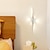 abordables Apliques de pared LED-Lightinthebox Lámpara de pared LED de 80 cm, tira lineal minimalista para interiores, luz de montaje en pared, accesorio de iluminación largo para decoración del hogar, luces de lavado de pared para