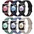 billige Apple Watch-bånd-6-pakning Sportsrem Kompatibel med Apple Watch-klokkereim 38mm 40mm 41mm 42mm 44mm 45mm 49mm Justerbar Pustende Kvinner menn Silikon Erstatningsklokkerem til iwatch Ultra 2 Series 9 8 7 SE 6 5 4 3 2 1