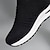 cheap Women&#039;s Sneakers-Women Breathable Mesh Fabric Height Increasing Slip On Sneakers