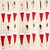 billige Samlefigurer-10 stk julepynt julehatter non-woven hatter julehatter kniv og gaffel sett jule vinflaske dekorasjoner