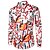 voordelige Bovenkanten-Jaren &#039;70 Blouse / overhemd Gemaskerd Bal Schijf Voor heren Halloween Carnaval Maskerade Casual / Dagelijks Prideparade Trots maand Volwassenen Top Alle seizoenen