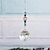Χαμηλού Κόστους Ονειροπαγίδα-1 τμχ κρυστάλλινο ηλιοβασίλεμα, κρεμαστό κρεμαστό κρεμαστό κρεμαστό κόσμημα κατασκευής ουράνιων τόξων με μπάλα για πρίσμα παραθύρου για διακόσμηση κήπου σπιτιού αυλή υπνοδωμάτιο μπαλκονιού διακόσμηση